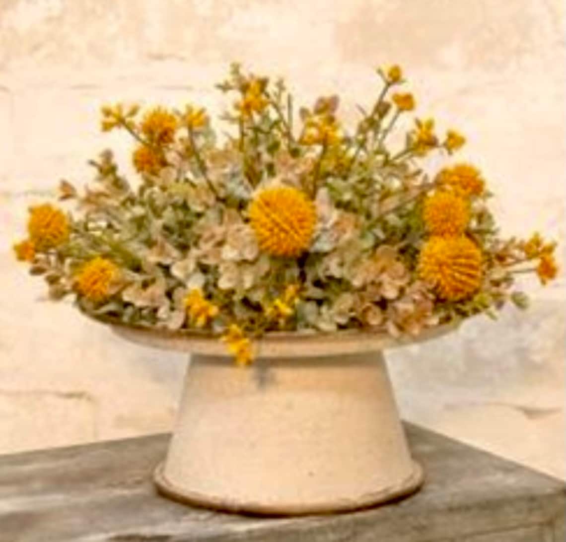 Floral Half Sphere 10 Set of Two Etsy