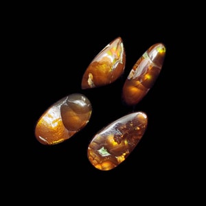 4 Piece  Of  Lot Natural Mexican Fire Agate Loose Gemstone For Jewelry Making Fire Agate Cabochon.