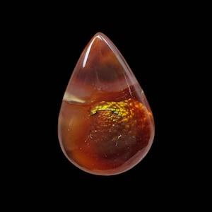 5 ct of AAA Quality Genuine Natural Mexican Fire Agate Loose Gemstone For Jewellery Making Fire Agate Cabs , Cabochon. FA-101
