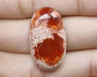Big Size 30 CT Rare Mexican Fire opal, Cabochon  Matrix stone, Jewellery making , Craft and Supply Tools. M-94