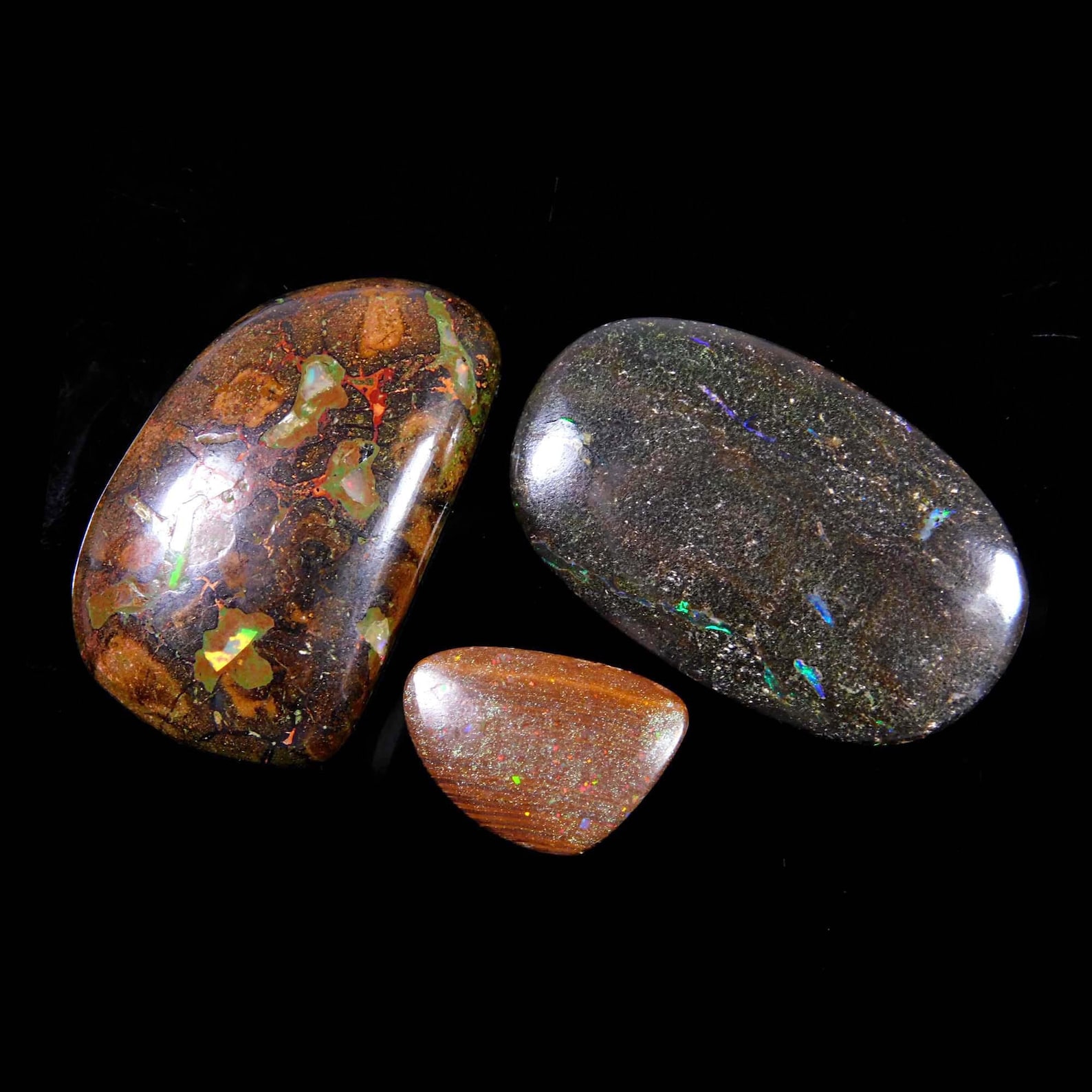 3 pcs of Stunning Natural Sugar Opal Mix Size Welo Multi Etsy
