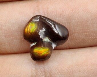 Natural Mexican Fire Agate Loose Gemstone For Jewelry Making Fire Agate Cabs ,Cabochon. FF-03
