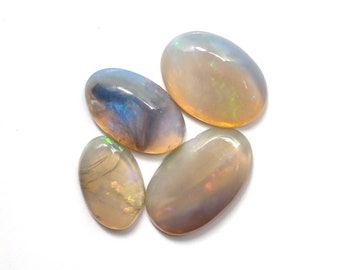 6 Carat Stunning Natural Multi-Color Small Australian Opal Oval Shape Cabochon  Loose Gemstone  Lot. B0-29