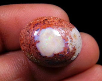Vuuropaal in natuurlijke matrixsteen, sieraden maken, knutsel- en benodigdheden.
