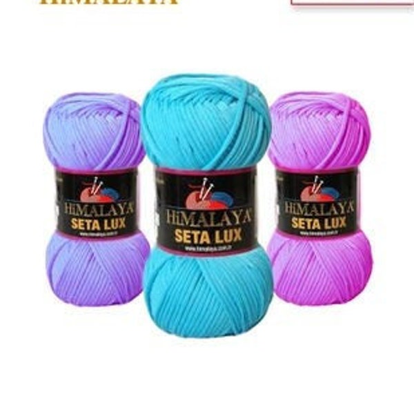 Himalaya Seta Lux, Velvet Yarn, Crochet Yarn, Sweater Yarn, Cardigan Yarn, Shawl Yarn, Scarf Yarn, Bruise Yarn