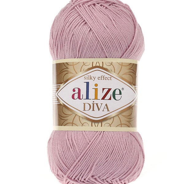 Alize Diva, Alize Diva Yarn, microfiber yarn, acrylic yarn, Bikini Yarn, not stretch , swimsuit yarn, lingerie, lingerie yarn