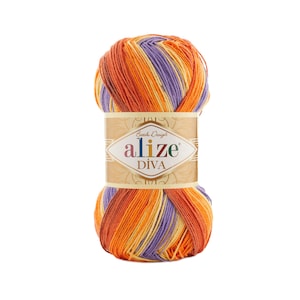 Alize Diva Batik Hand Knitting Yarn