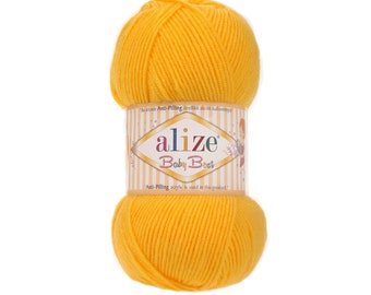Alize BABY BEST, Baby yarn, BAMBOO yarn,Anti pilling yarn, acrylic yarn, bamboo and acrylic mix, bamboo blend yarn