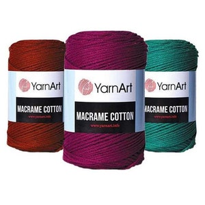YarnArt Macrame Cotton, Polyester Yarn, Crochet Rugs