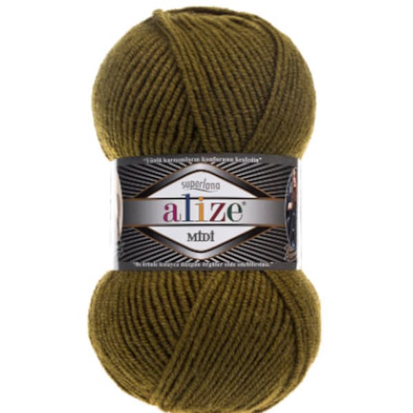 Alize Superlana Midi, knittting, crochet, wool yarn, winter yarn, lana, acrylic yarn, crochet yarn, hand knitting, alize yarn