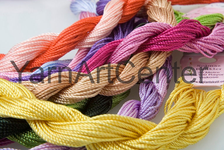 Buket Brazilian Embroidery Threads - All Weights Available, Lale ...
