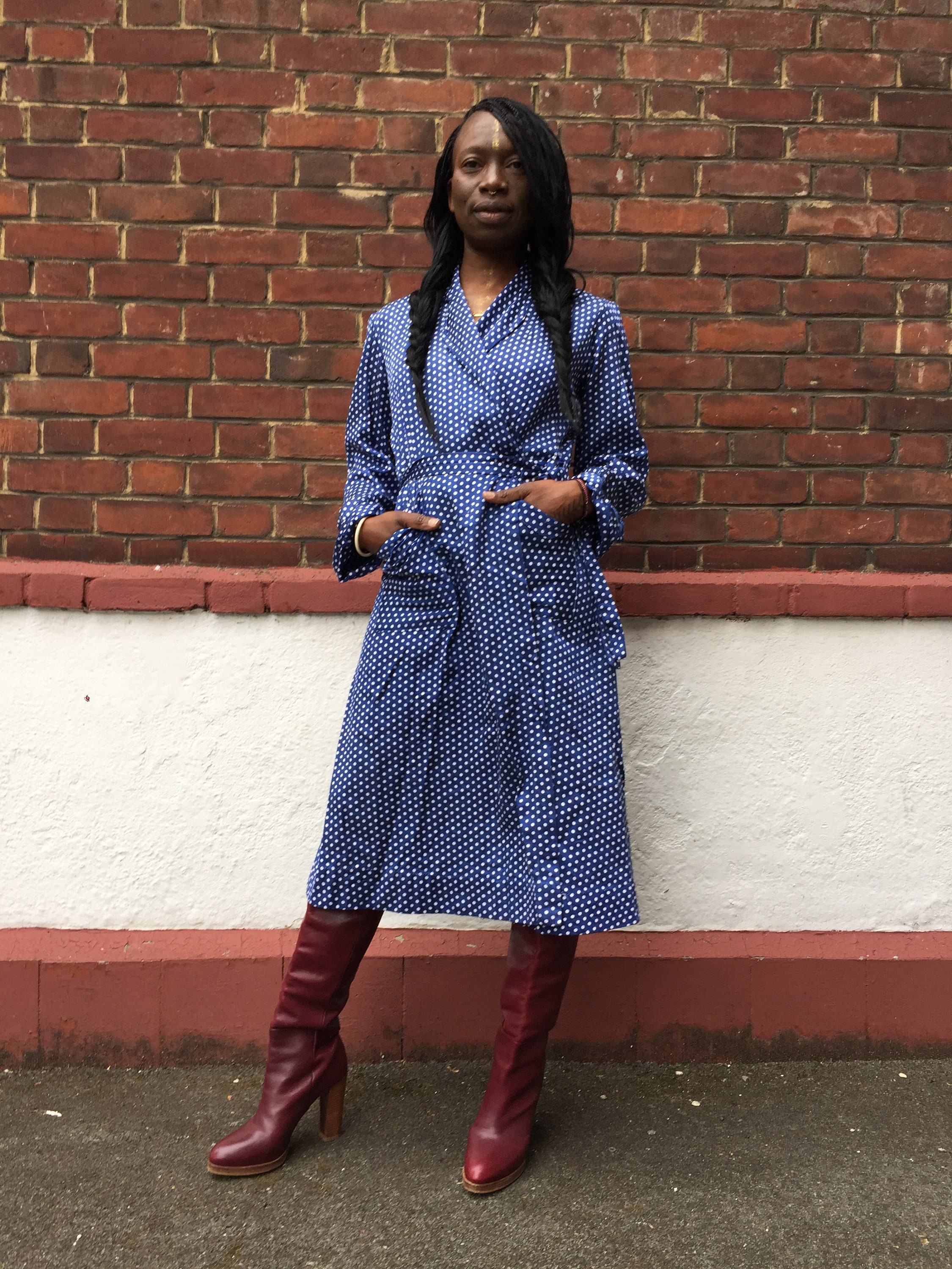 h&m blue striped wrap dress Ramy Brook Miley Belted Tank Dress