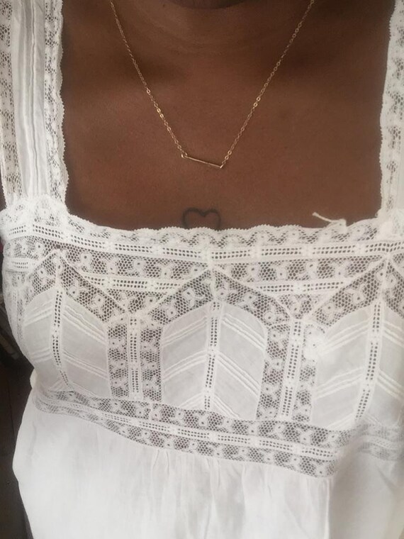 french antique slip dress