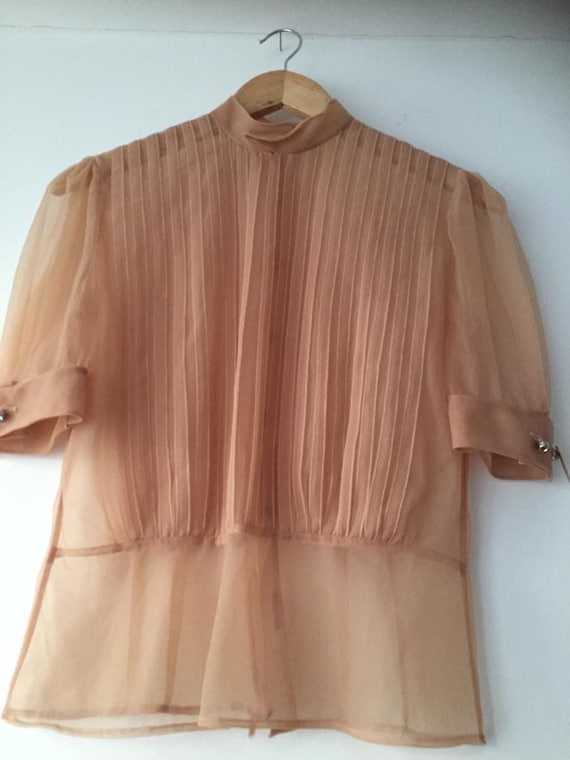 Vintage sheer blouse