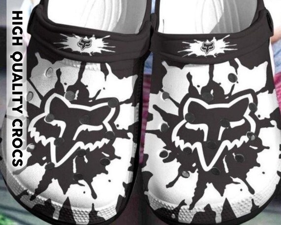 fox racing crocs