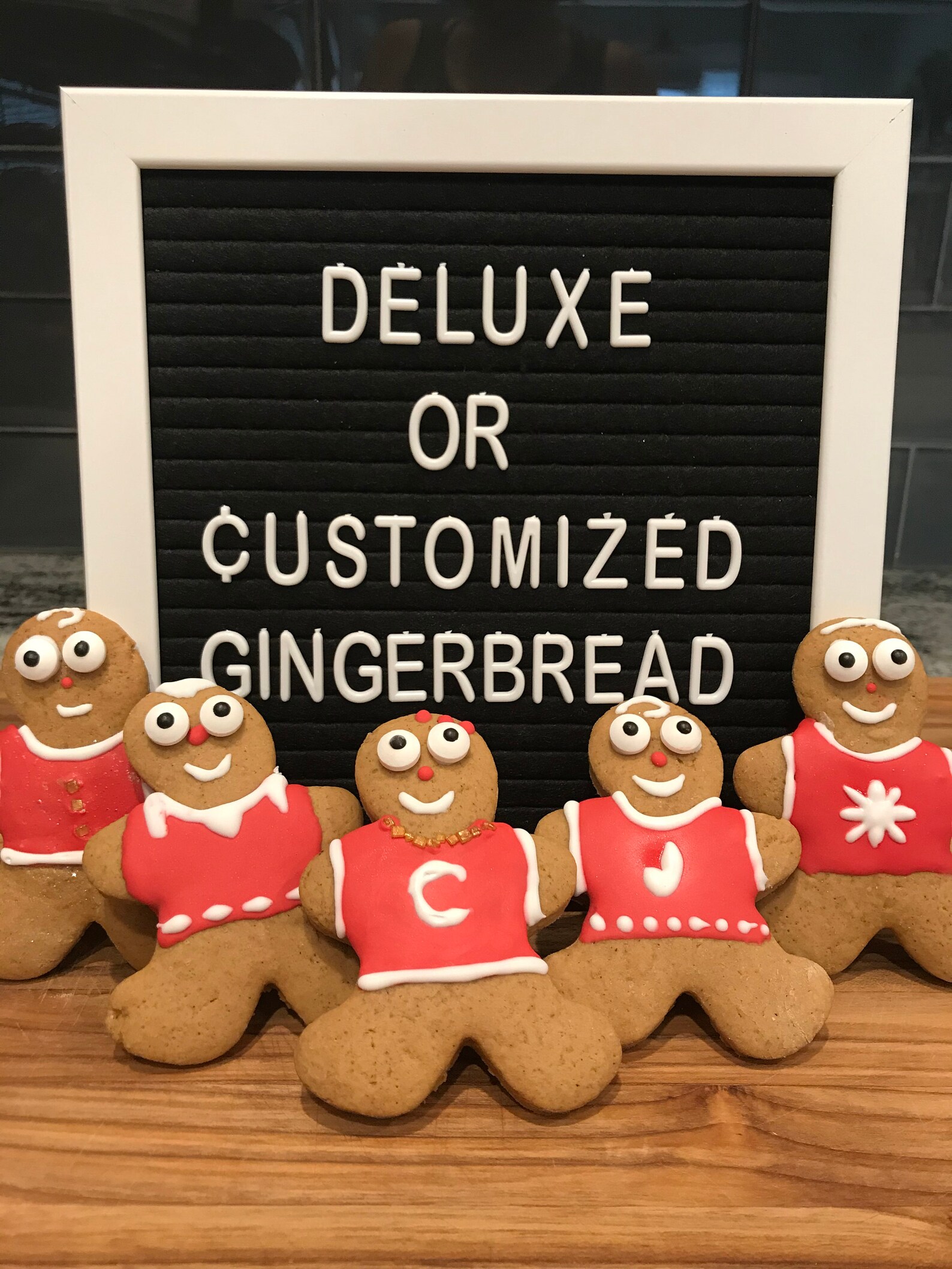 Gingerbread Cookies Deluxe or Customized 1 dozen Etsy