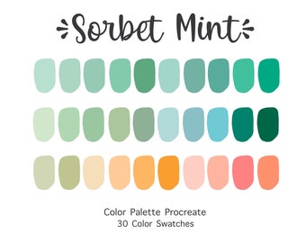 Mint color palette deals