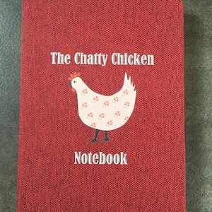 Chicken Hardcover Fabric Effect Notebook