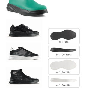 Modische PU-Sohlen, Schuhsohlen, neue Kollektion, Herrensohle.