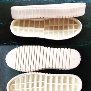 Suelas de goma modernas para zapatos de fieltro y cuero para mujer - Suelas para tus propios proyectos - Suela cómoda y de alta calidad imagen 3