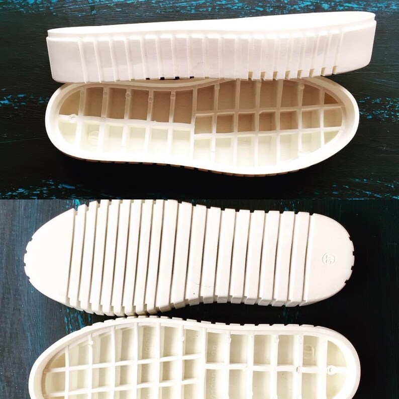 Suelas de goma modernas para zapatos de fieltro y cuero para mujer - Suelas para tus propios proyectos - Suela cómoda y de alta calidad imagen 3