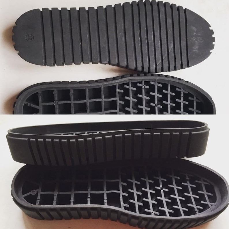 Suelas de goma modernas para zapatos de fieltro y cuero para mujer - Suelas para tus propios proyectos - Suela cómoda y de alta calidad imagen 4