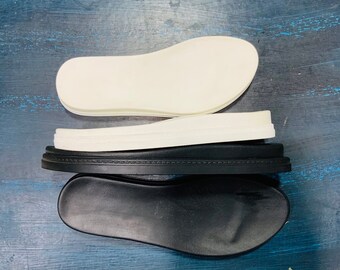 Rubber Shoe Sole with Insole: Flexible TR Outsole for Sandals