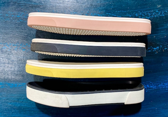 Fashionable rubber soles for felted and leather women's shoes - Soles for your own projects - High-quality and comfortable sole