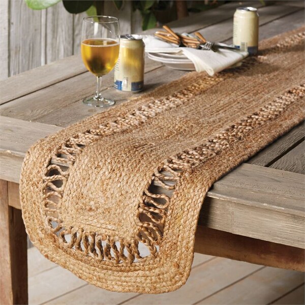 Jute Table Runner Etsy