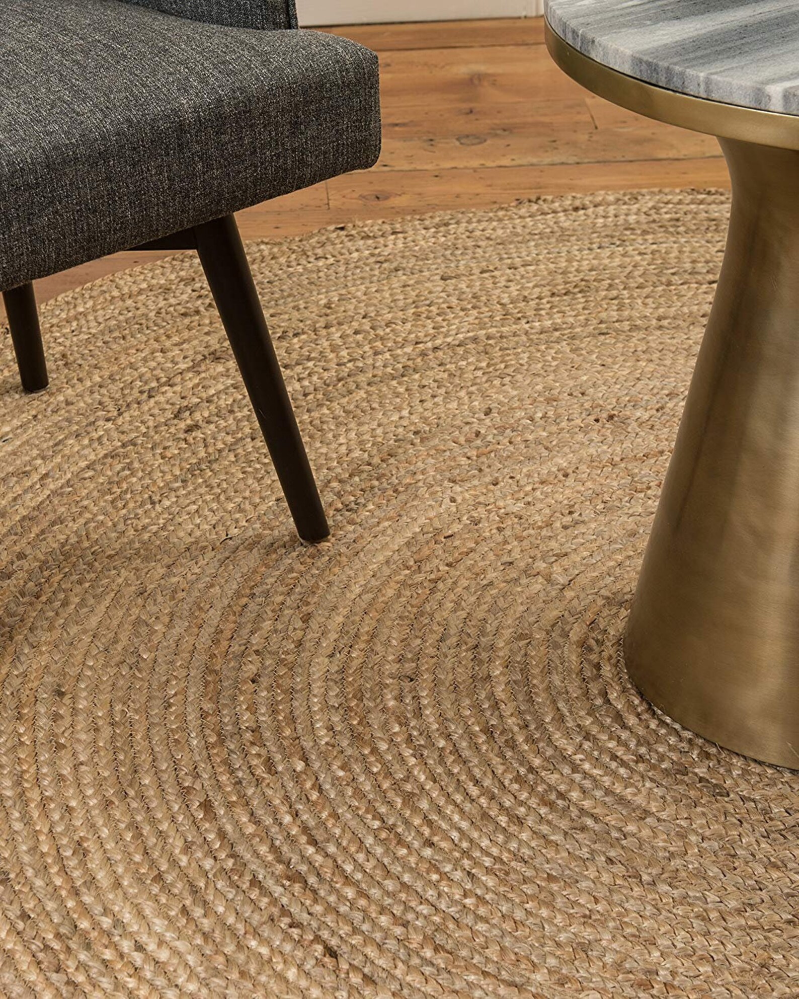 Round Jute Rug for Outdoor Indoor Braided Jute Rug Natural Etsy