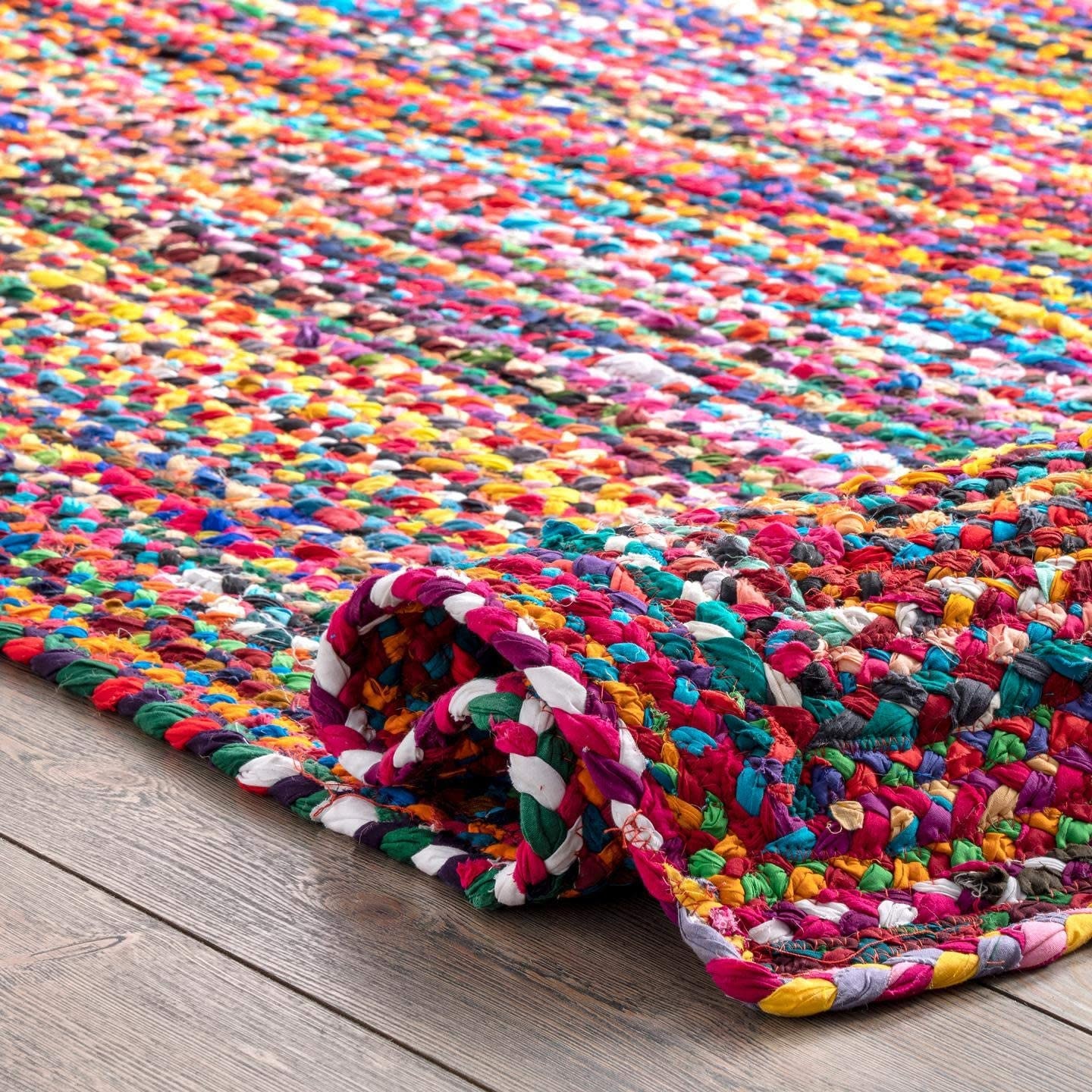 Rag Rug Handmade Colorful Rug Rag Rug Rugs Kitchen Rug Etsy