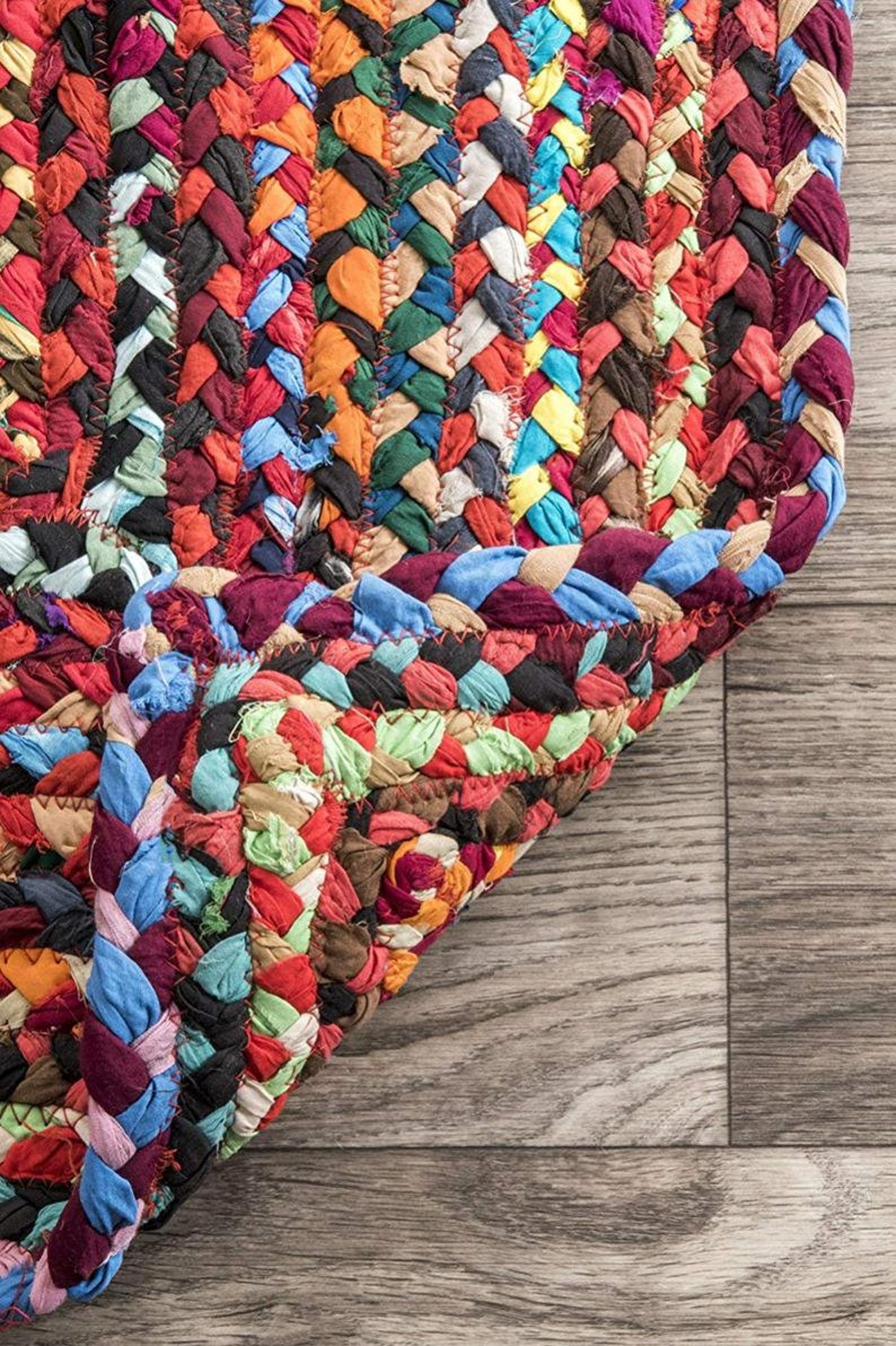 Colorful Chindi Rug Made of Rag Rug Washable Cotton Rugs Rag Etsy