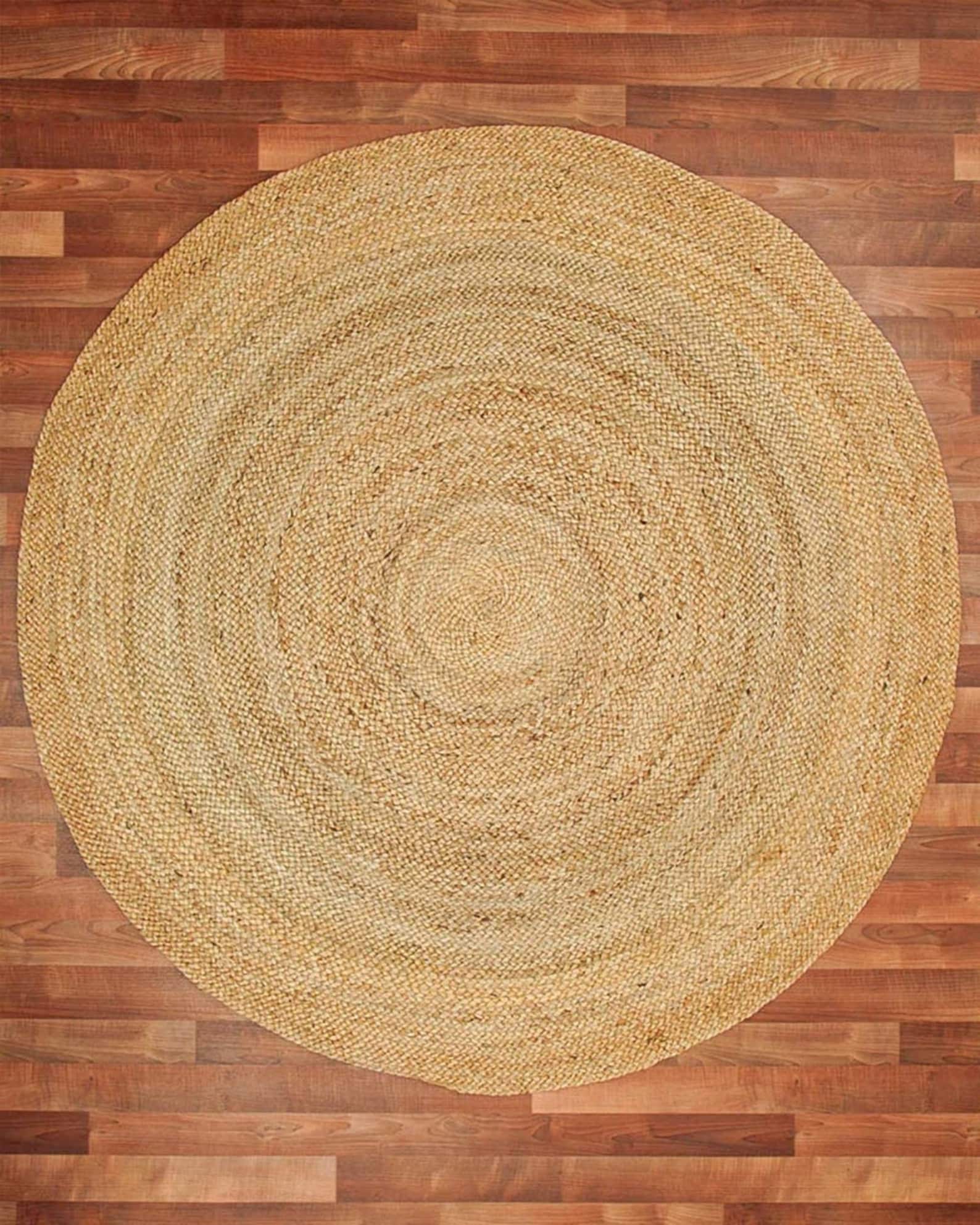Round Jute Rug Kitchen Ikea Rugs Chair Yoga Rug Etsy