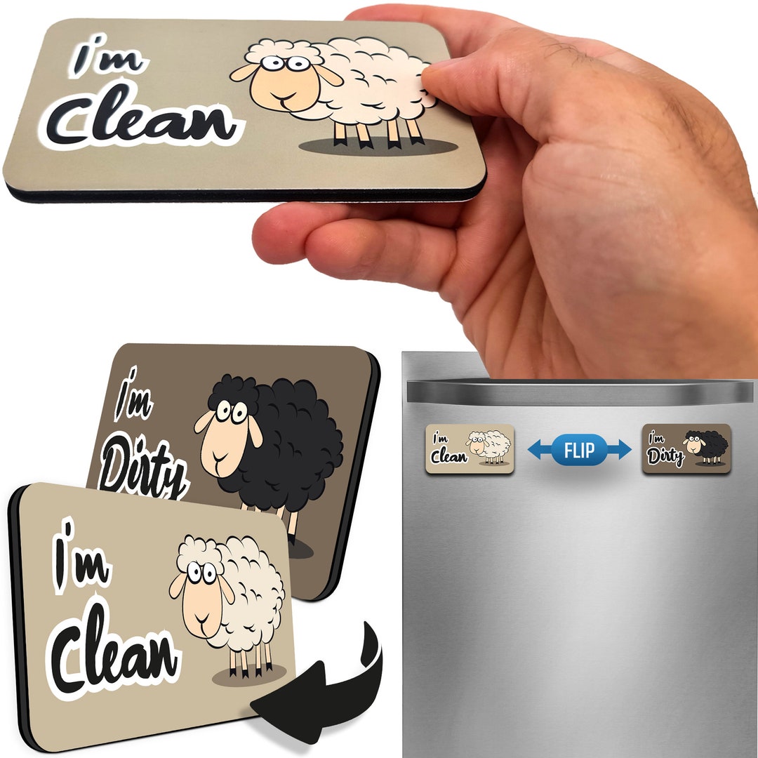 Dishwasher Clean Dirty Sign That Will Never Fall 15 Designs