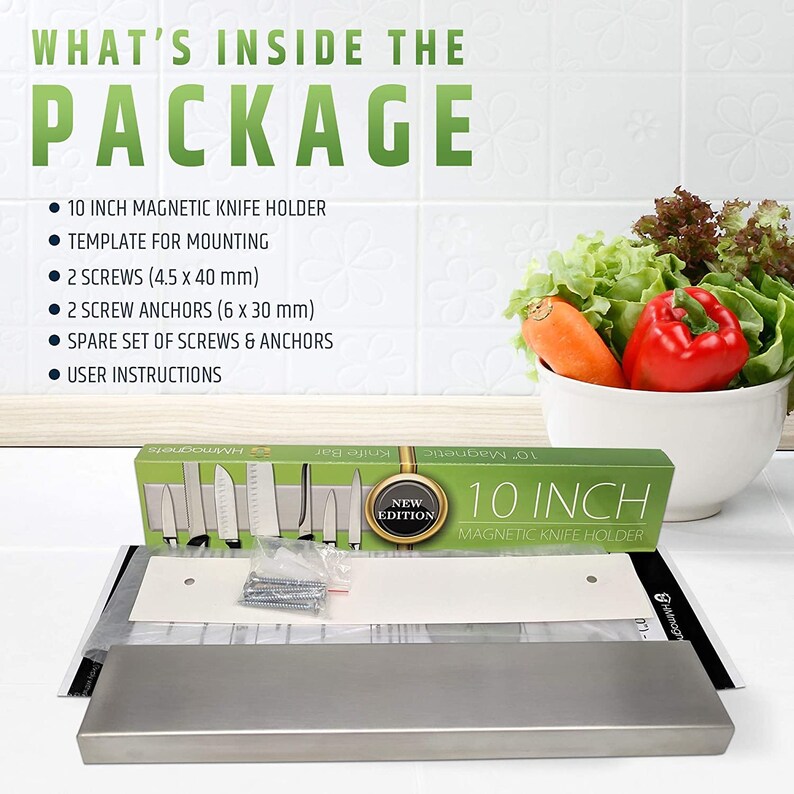 Premium 10 Inch Stainless Steel Knife Holder Etsy