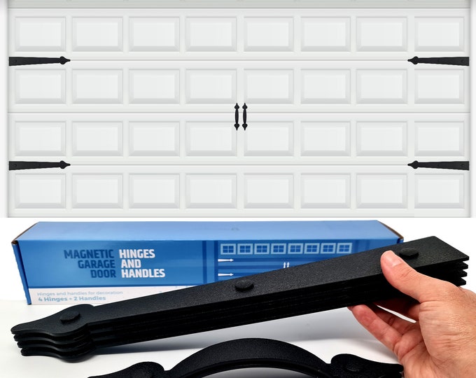 Garage Door Decorative Hardware Set of 2 Handles Etsy