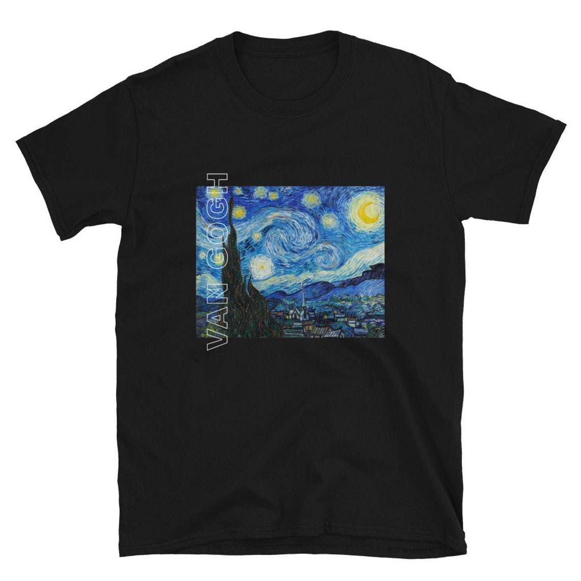 Vincent van Gogh Painting Print Short-Sleeve Unisex T-Shirt | Etsy