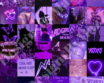 Featured image of post Aesthetic Wallpapers For Laptop Collage Purple