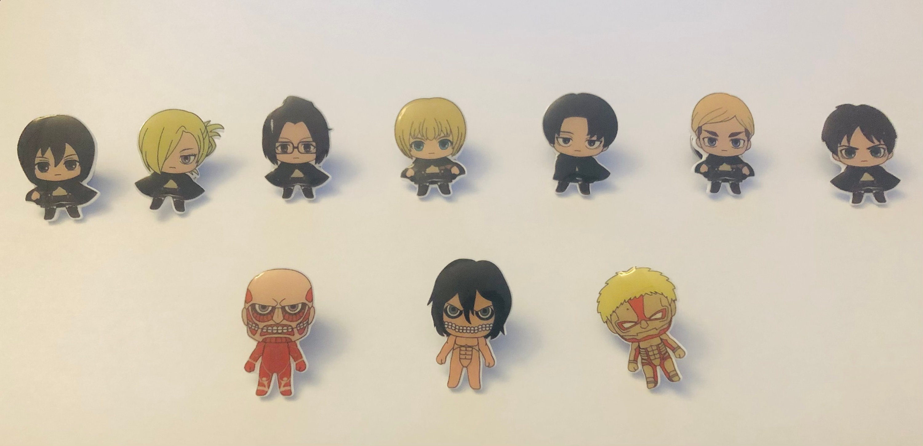 attack on titan croc pins attack on titan croc pins