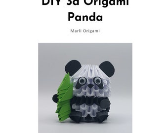 DIY 3d Origami Panda - Dutch