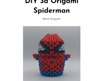 DIY 3d Origami Spiderman - Nederlands