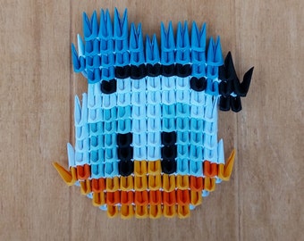 3d Origami Donald Duck