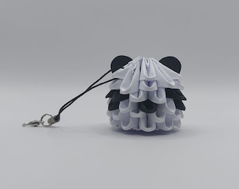 3d Origami Panda - Keychain