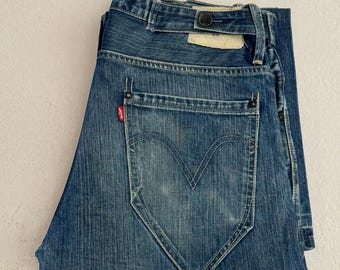 Vintage Levi's Engineered Loose Cut Jeans Cinch Back / American