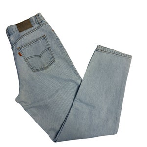 Jeansy Levi&#39;s 726 z lat 90. w stylu vintage: jasnoniebieskie, W33 L32