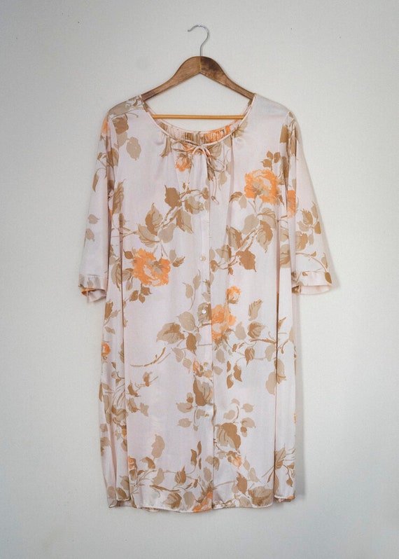 Sylvia Vintage House Coat Lingerie Duster