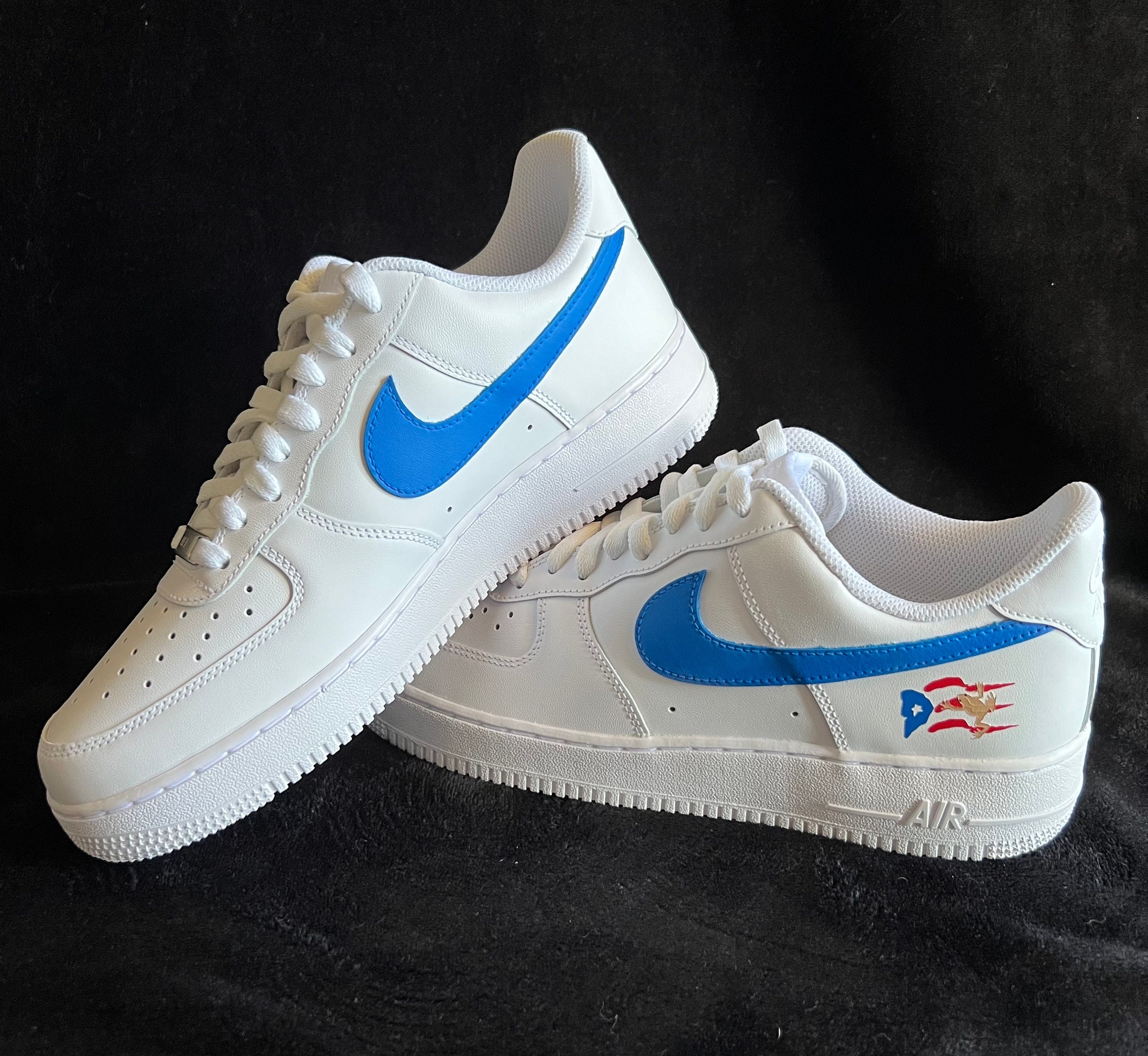 Nike Air Force 1 Puerto Rico #8 - Etsy