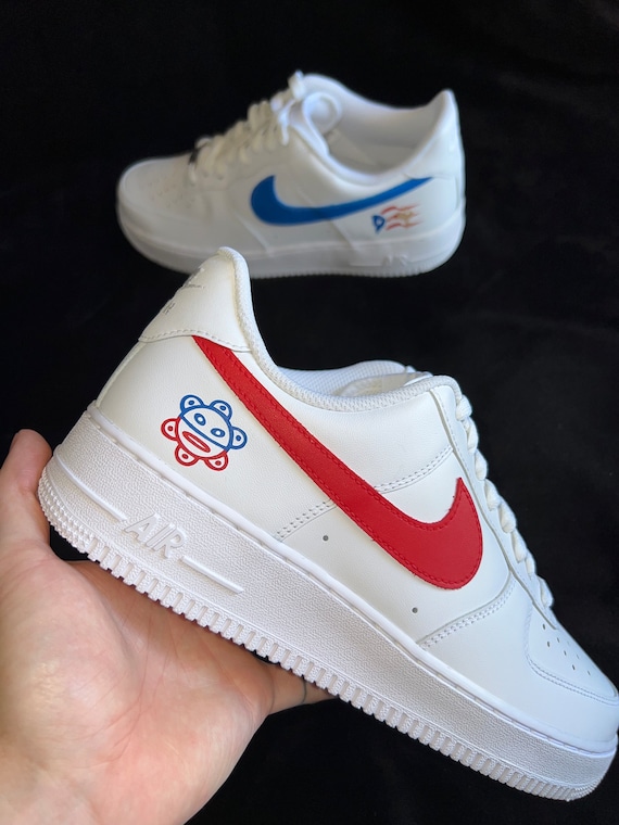 Nike Air Force 1 Puerto Rico #8 - Etsy