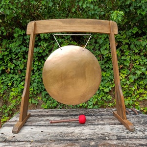 GONG + FRAME OPTION Ø 50 (20 inch) gong 50 cm, wooden stand for optional gong