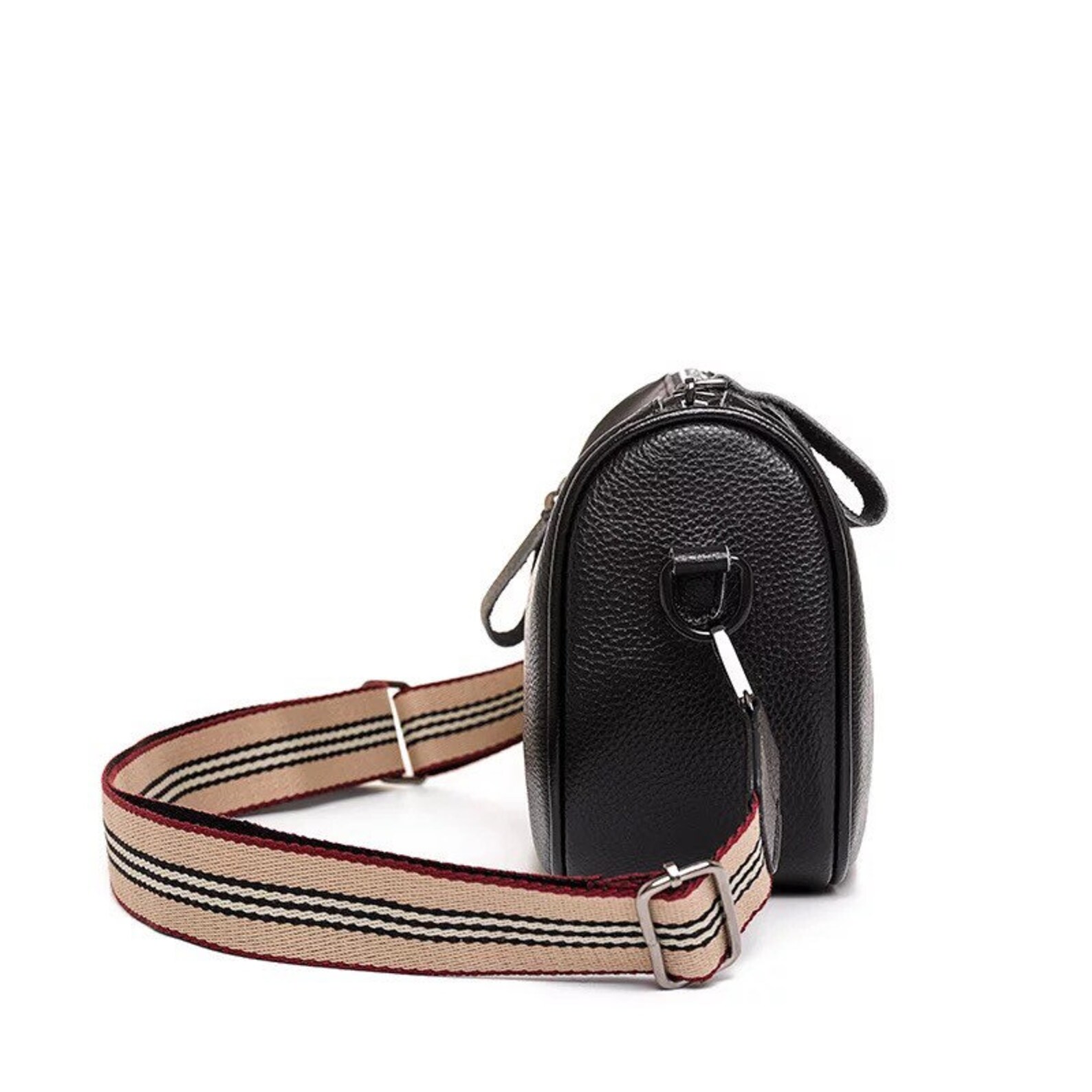 Leather crossbody bag with guitar strap Crossbody tote Small Etsy